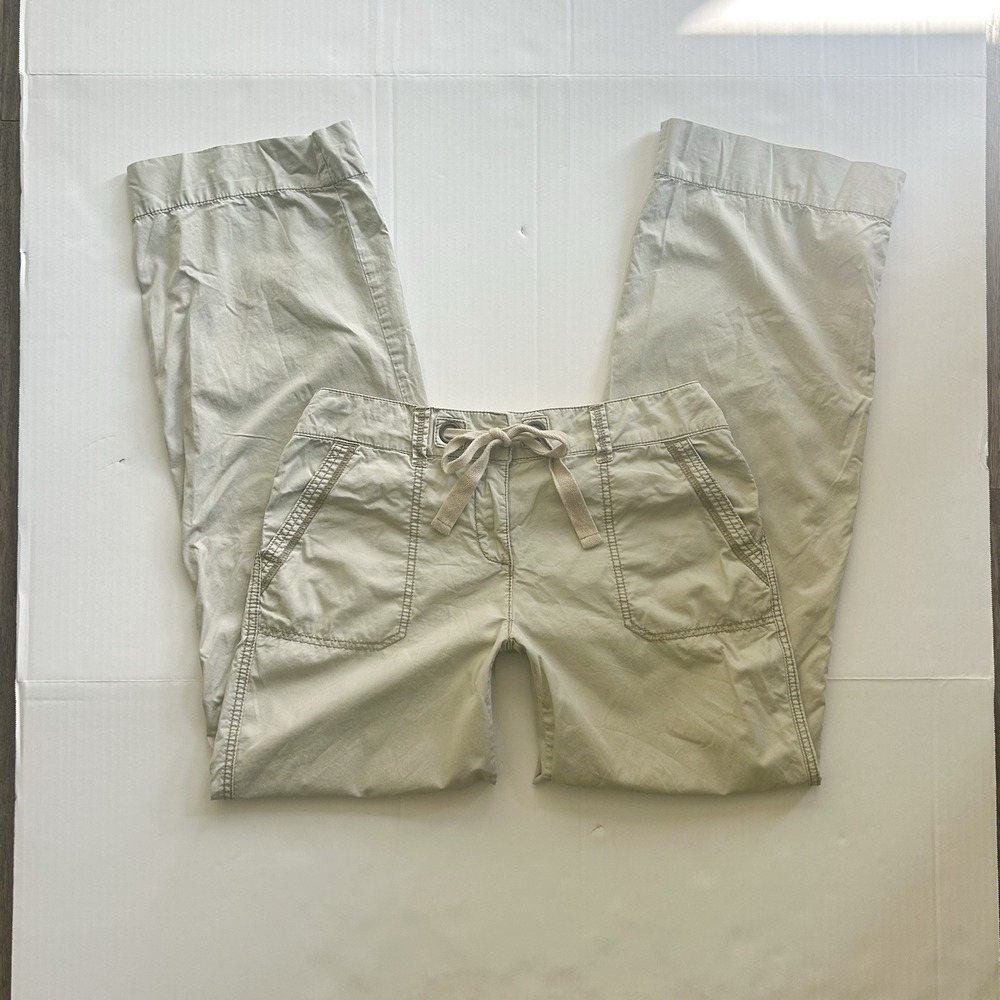2000s Low Rise Cargo Pants Button Detail Y2K Preppy Grunge Indie